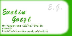 evelin gotzl business card